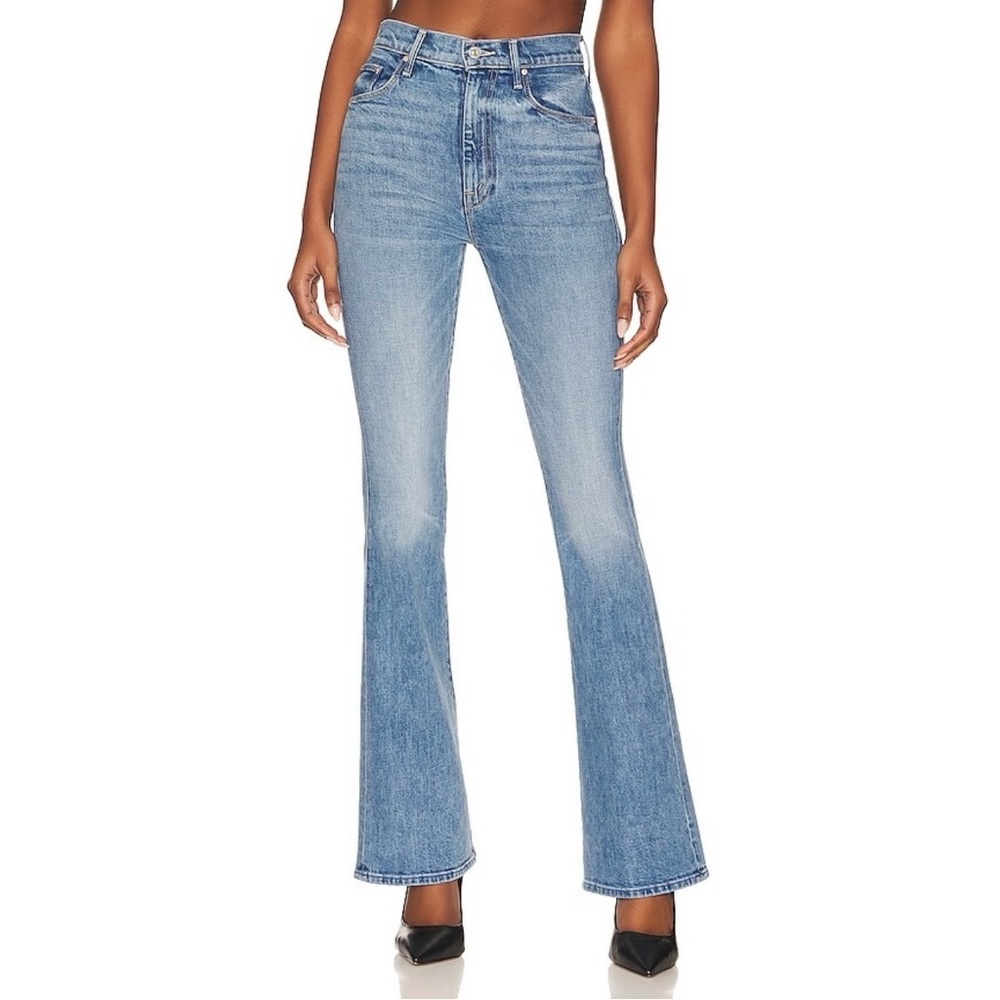 Mother High Waisted Weekender Slice Heel Belle de Jour